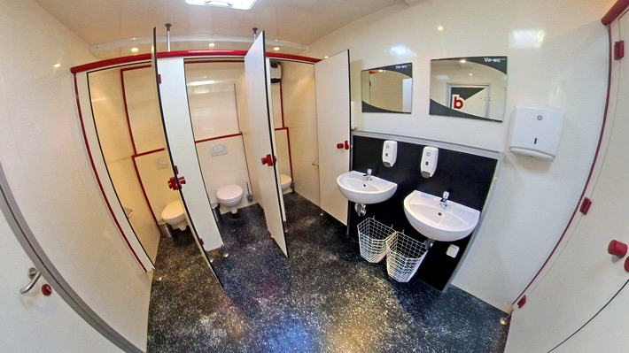 Toilettenwagen Jumbo mieten für 600 Personen Toilettenwagen, Ansicht 3