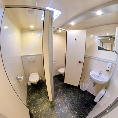 Toilettenwagen Lisa mieten für 120 Personen Toilettenwagen, Ansicht 2