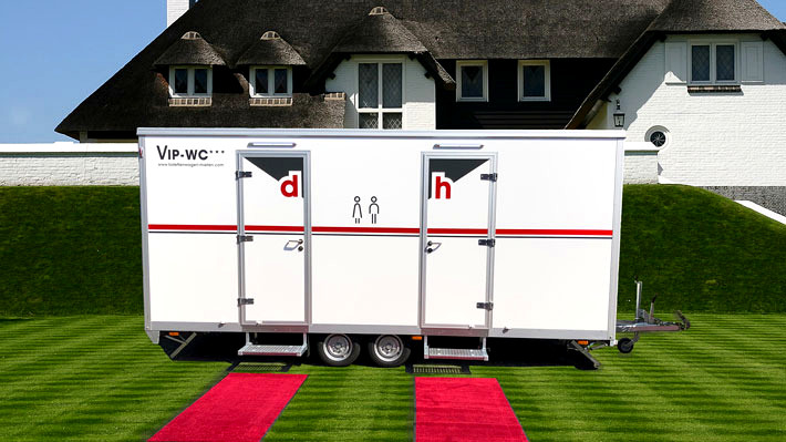 Toilettenwagen Marie mieten für 350 Personen Toilettenwagen, Ansicht 1