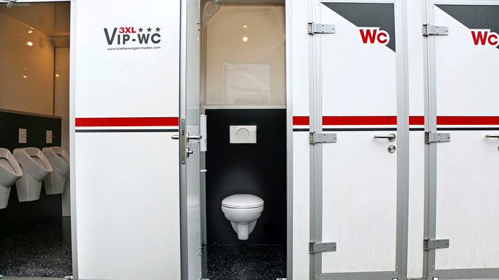 XL Toilettenwagen mieten für 500 Personen Toilettenwagen, Ansicht 2