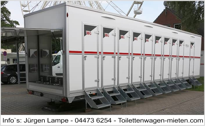 4XL Toilettenwagen mieten für 1.800 Personen Toilettenwagen, Ansicht 10