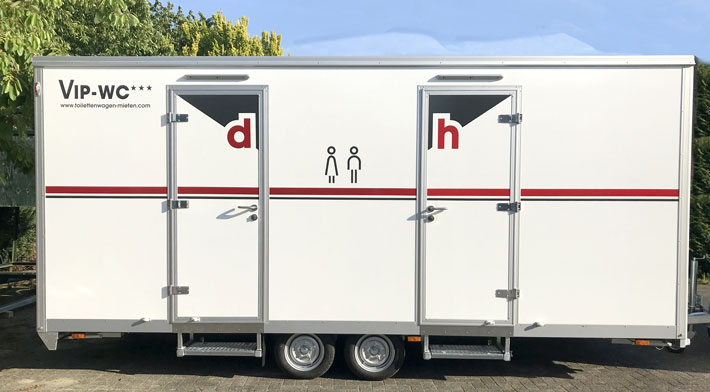 Toilettenwagen Marie mieten für 350 Personen Toilettenwagen, Ansicht 4
