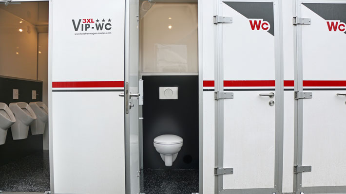 3XL Toilettenwagen mieten für 1.300 Personen Toilettenwagen, Ansicht 5