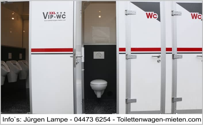 4XL Toilettenwagen mieten für 1.800 Personen Toilettenwagen, Ansicht 4